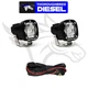 Baja Designs 387805 S1 Wide Cornering LED Light w/ Mounting Bracket Pair