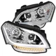 Clear Fits 2010-2011 Kia Soul Led Strip Bar Projector Headlights Lamp Left+Right