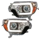 For 2012-2015 Toyota Tacoma Projector Headlights Lamps Black w/ LED Strip Bar US