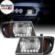 - Fits 1992-2006 Ford Econoline E-Series Cargo Van LED Tube Headlights + Corner