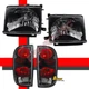 Black Headlights & Tail Lights For 97 98 99 00 Toyota Tacoma 2WD 98-00 4WD 