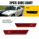 For 08-14 Dodge Challenger,11-14 Charger Rear Side Marker Light Housing Red Lens For 08-14 Dodge Challenger,11-14 Charger Rear Side Marker Light Housing Red Lens