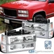 Fits 1994-1998 GMC Yukon Sierra C/K 1500 Headlights LED Tube+Corner Bumper Lamp