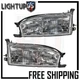 Headlights Headlamps Pair Left right set for 92-94 Toyota Camry