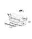 Genuine Mopar Side Marker Lamp Left 68214127AA