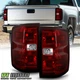 2014-2018 Chevy Silverado 1500 15-19 2500HD 3500HD Red Smoked Tail Lights Lamps