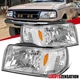 Fit 1993-1997 Ford Ranger 2in1 Headlights Corner Signal Lamps Left+Right 93-97