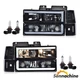 Fit For 88-98 Chevy GMC Sierra C/K Silverado Black LED Tube Headlights Headlamp
