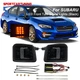 LED Black Lens Front Turn Signal Light Lamp For 2015-20 Subaru WRX 15-17 WRX STI