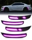4PCS Front Rear Fender Dynamic LED Side Marker Light For 2015-2023 Dodge Charger