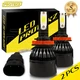 LED Fog Light Kit Protekz H11 6000K Bulbs for 2004-2007 Buick RAINIER