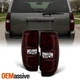 Fit 2007-2014 Chevy Tahoe Suburban Dark Red Tail Lights Left+Right Replacement