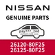 Nissan 26120-80F25 26125-80F25 Left Right Front Bumper Lamp Assy Set Silvia S14
