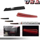 2Pcs Fit Acura TL 2009-11 Smoked Red LED Rear Bumper Reflector Tail Brake Lights