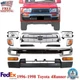 Front Bumper Face Bar Chrome Steel Kit For 1996-1998 Toyota 4Runner 11 Pcs
