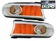 Fits 2007-2013 Toyota FJ Cruiser Park Signal Front Bumper Lights CHROME DEPO