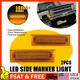 LED Front Side Marker Lights For Chevy Blazer GMC Jimmy C/K 10 Truck Suburban A
