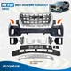 Front Bumper Cover Grille Assembly For 2021-2024 GMC Yukon / Yukon XL SLT 14 PCS