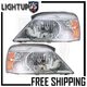 Headlights Headlamps Pair Left right set for 04-07 Ford Freestar Monterey