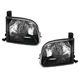 For 2000-2004 Toyota Tundra Regular/Access Cab Headlights Headlamps Pair Black