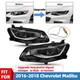 Upgrade Halogen Headlights w/ Sequential Signal Pair For 2016-2018 Chevy Malibu