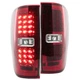 Red Fits 2009-2014 Ford F150 Pickup Led Tail Lights Rear Brake Lamps Replacement