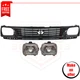 Grille with Headlights set of 3 pc for 1995-1996 Toyota Tacoma Base, DLX RWD