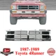 Grille Assembly Chrome Shell For 1987-1989 Toyota 4Runner / 1987-1988 Pickup
