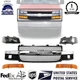 New Front Grille Assembly+Headlight Kit For 2003-21 Chevy Express/GMC Savana Van