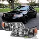 1998-2011 Ford Crown Victoria Headlights Headlamps+Corner Parking Signal Lights