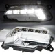 For 2010-2011 Mercedes Benz E250 E350 E550 LED Fog Lights DRL Bar Bumper Lamps