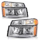 For 2004-2012 Chevy Colorado/GMC Canyon Headlights Assembly Kit Pair Replacement For 2004-2012 Chevy Colorado/GMC Canyon Headlights Assembly Kit Pair Replacement
