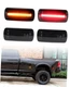 Amber Red Side Marker Lights Compatible for 2010-2018 Dodge Ram Amber&Red LED