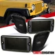 Fit 1997-2006 Jeep Wrangler Smoke Corner Bumper Lights+ Side Marker Lamps Depo