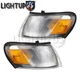 Corner Parking Signal Lights for 1993-1997 TOYOTA COROLLA Left Right Sides Pair 