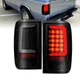 For 1993-1997 Ford Ranger Smoke Black C-Bar LED Replacement Taillights Set