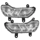 Pair Front Fog Light Bumper Lamps Left+Right Side For Ford Escape Kuga 2013-2016