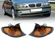 2x Corner Amber Parking Lights Turn Signals For BMW 3 Series 2002-2005 E46 325i