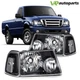 For Ford Ranger 2001-2011 Clear Lens Headlights Assembly Pair Replacement