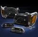 FOR 2001-2004 TOYOTA TACOMA AMBER/SMOKE HEADLIGHTS LAMPS W/BUMPER+CORNER SIGNAL FOR 2001-2004 TOYOTA TACOMA AMBER/SMOKE HEADLIGHTS LAMPS W/BUMPER+CORNER SIGNAL