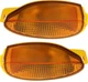 For 2000-2005 LeSabre Parking Light Front Amber Plastic SET PAIR