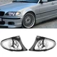 Pair Corner Lights Crystal Clear Lens For BMW 3 Series E46 4Door 02-05 325i 330i