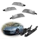 For 2016-22 Mazda MX-5 Miata Front Rear Clear Side Marker Lights Bumper Housings