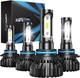 Marsauto 9006/HB4 Low Beam 9005/HB3 High Beam Bulbs Combo Replacement for