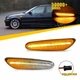 2x LED Sequential Side Marker Lights For 10/01-03/2005 BMW 3 Series E46 4D/5D B