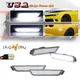 4PCS Clear Front & Rear White LED Side Markers Lights For 2010-2015 Chevy Camaro