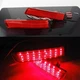 2 Red Lens LED Rear Bumper Reflector Marker Lights For Infiniti FX35 FX50 Nissan