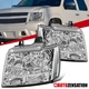Fit 2007-2014 Chevy Avalanche Tahoe Suburban 1500 Headlights Lamps Left+Right