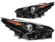 For Lexus NX300 NX200t 2018-2021 w/Projector Headlights Assembly Clear Black L+H