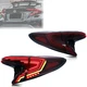 LED Tail Lights for Toyota C-HR CHR 2018-2022 Red Sequential Rear Lamps Assembly
